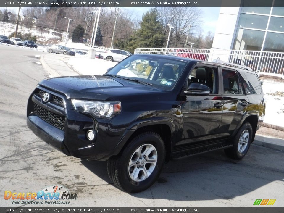 2018 Toyota 4Runner SR5 4x4 Midnight Black Metallic / Graphite Photo #13