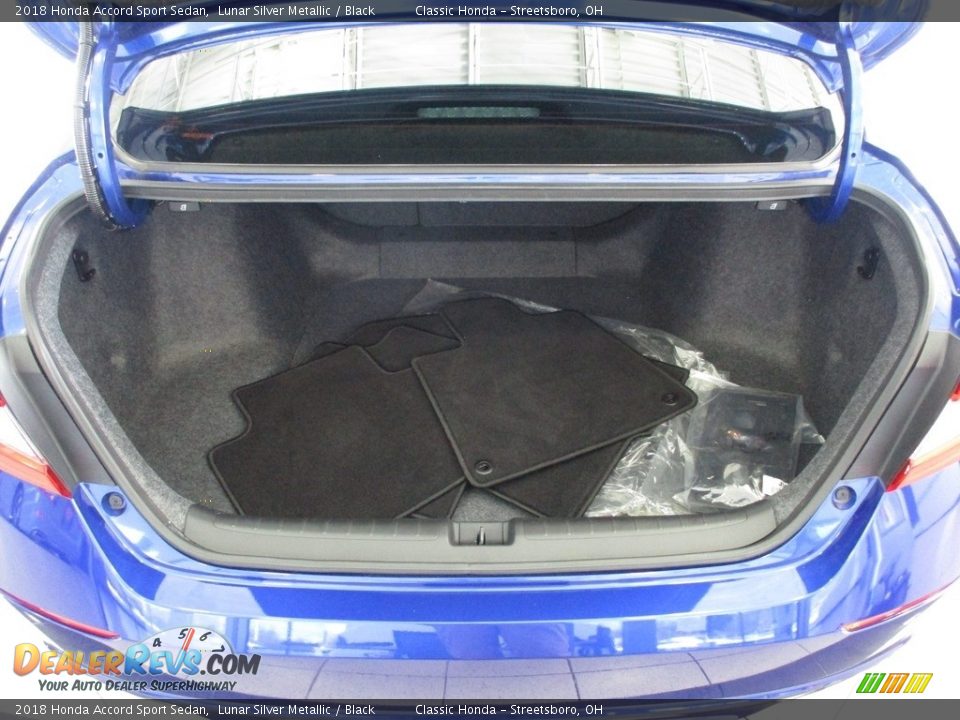 2018 Honda Accord Sport Sedan Lunar Silver Metallic / Black Photo #13