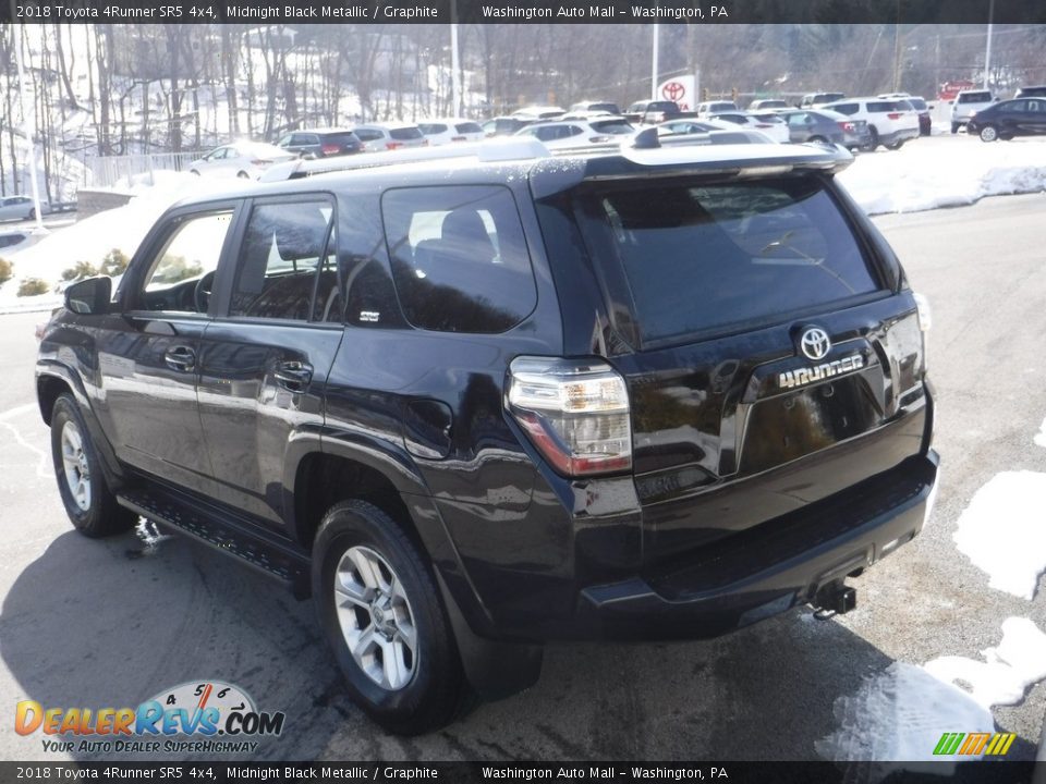 2018 Toyota 4Runner SR5 4x4 Midnight Black Metallic / Graphite Photo #16