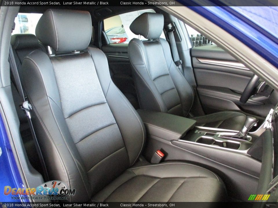 2018 Honda Accord Sport Sedan Lunar Silver Metallic / Black Photo #17