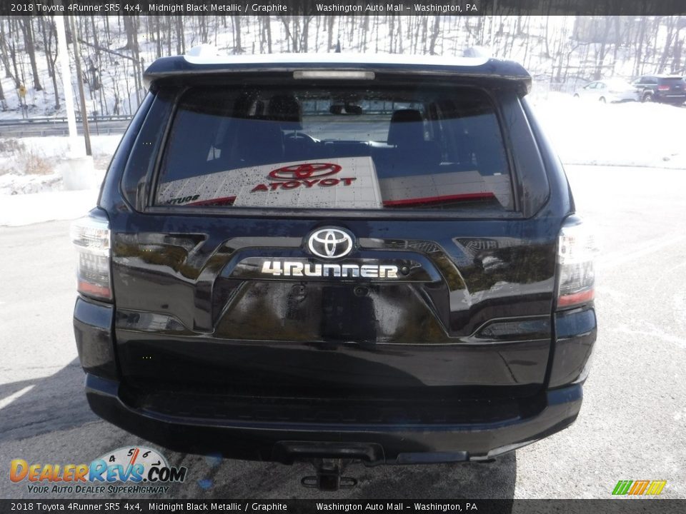 2018 Toyota 4Runner SR5 4x4 Midnight Black Metallic / Graphite Photo #18