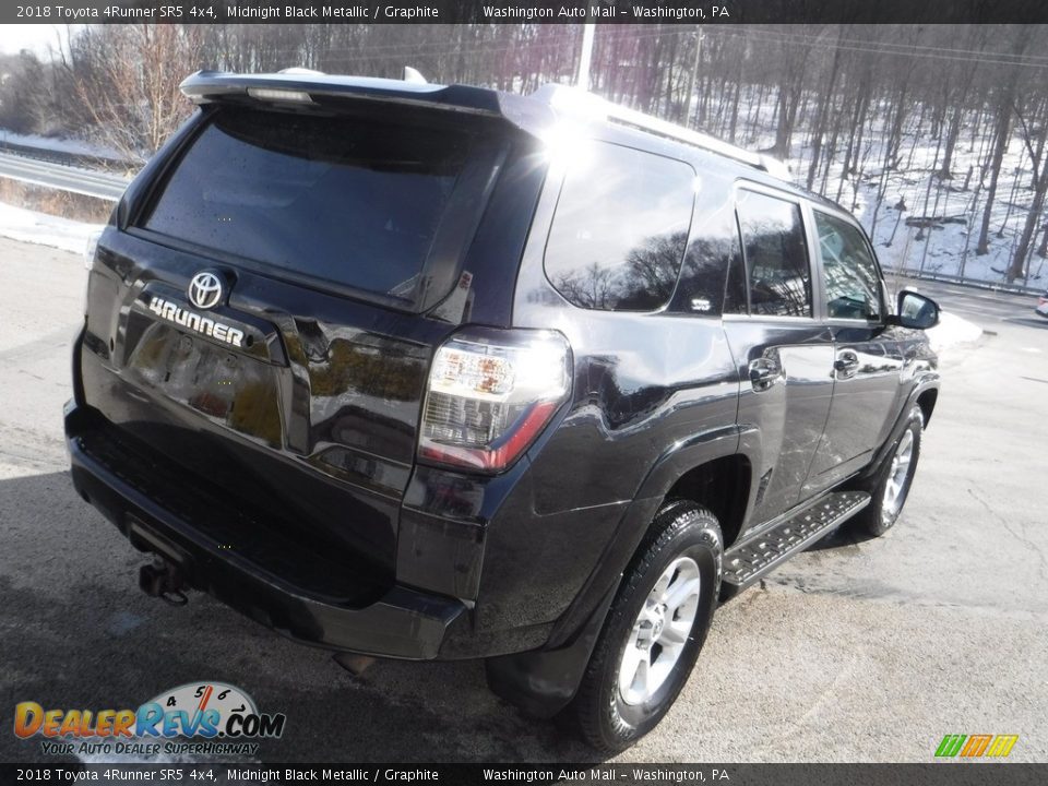 2018 Toyota 4Runner SR5 4x4 Midnight Black Metallic / Graphite Photo #19