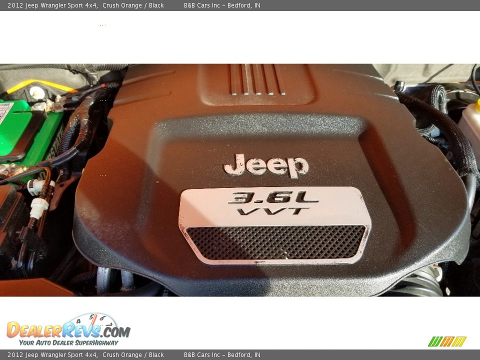 2012 Jeep Wrangler Sport 4x4 Crush Orange / Black Photo #23