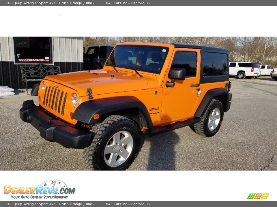 2012 Jeep Wrangler Sport 4x4 Crush Orange / Black Photo #24