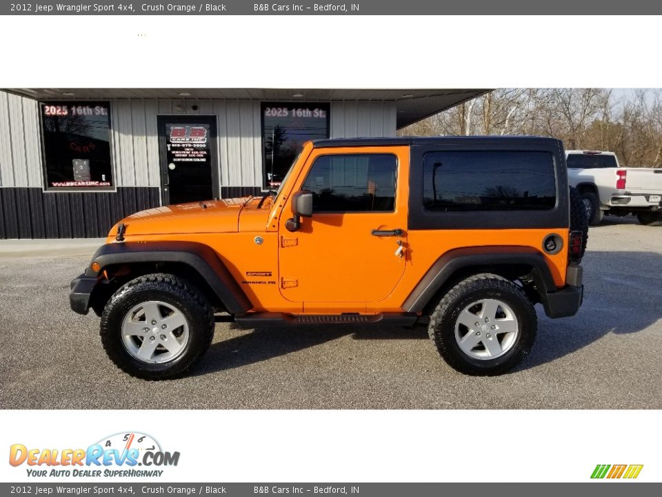 2012 Jeep Wrangler Sport 4x4 Crush Orange / Black Photo #25