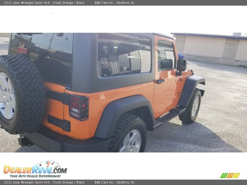 2012 Jeep Wrangler Sport 4x4 Crush Orange / Black Photo #26