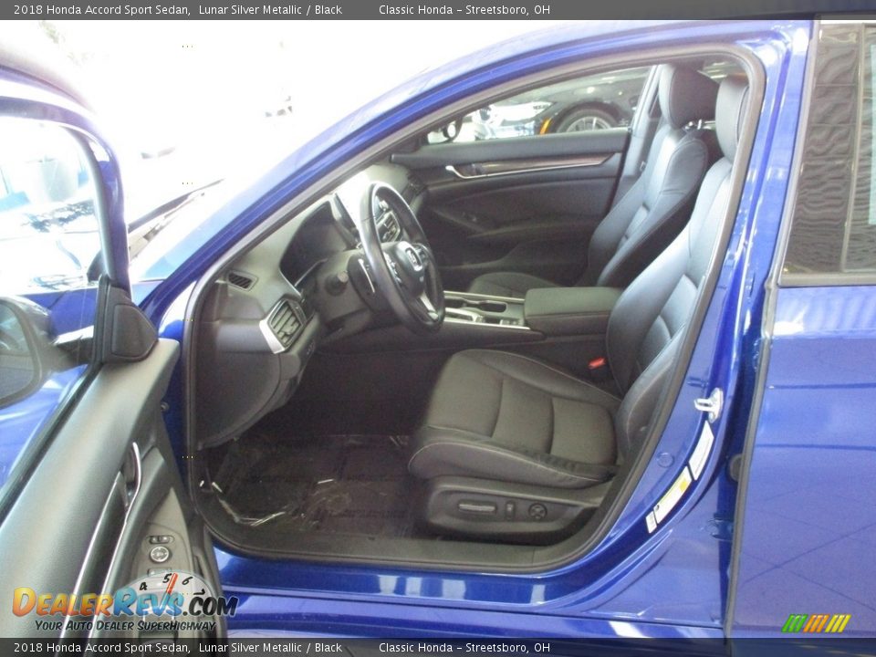 2018 Honda Accord Sport Sedan Lunar Silver Metallic / Black Photo #26