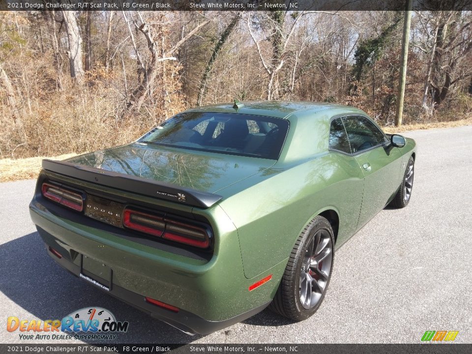 2021 Dodge Challenger R/T Scat Pack F8 Green / Black Photo #6