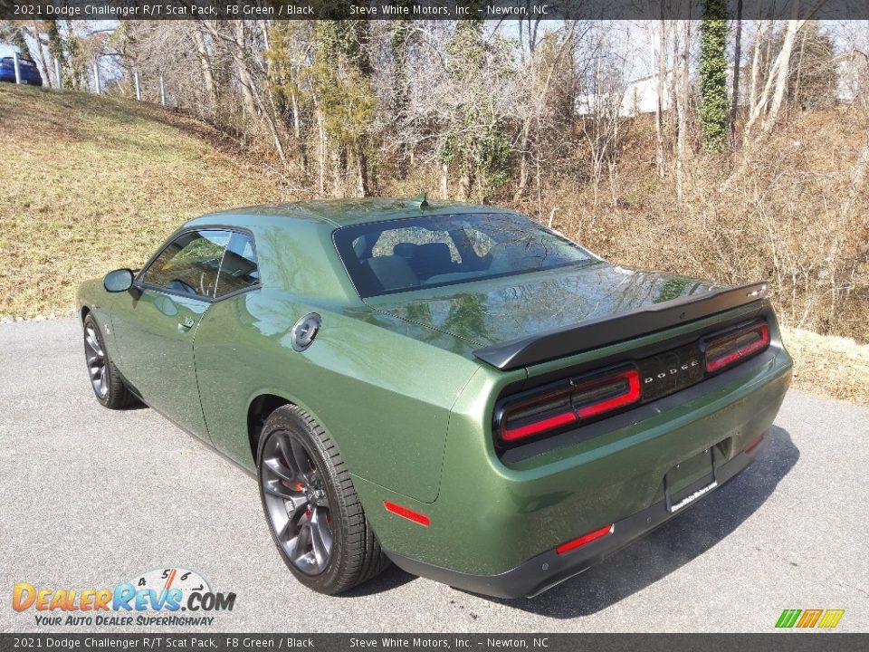 2021 Dodge Challenger R/T Scat Pack F8 Green / Black Photo #8