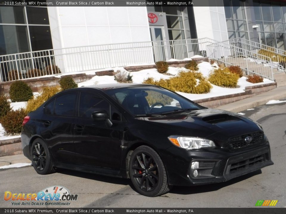 2018 Subaru WRX Premium Crystal Black Silica / Carbon Black Photo #1