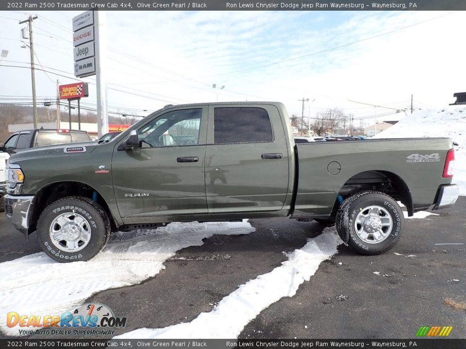 2022 Ram 2500 Tradesman Crew Cab 4x4 Olive Green Pearl / Black Photo #2