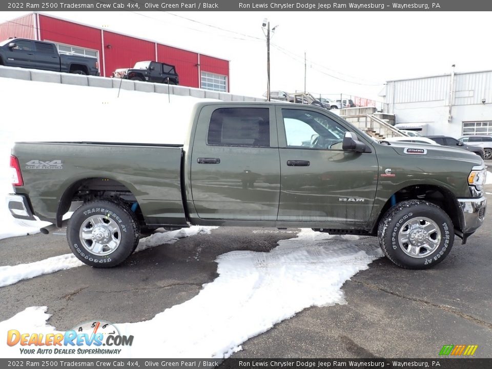 2022 Ram 2500 Tradesman Crew Cab 4x4 Olive Green Pearl / Black Photo #6