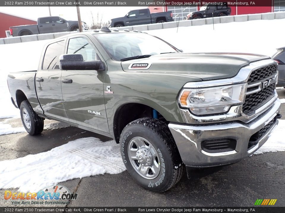 2022 Ram 2500 Tradesman Crew Cab 4x4 Olive Green Pearl / Black Photo #7