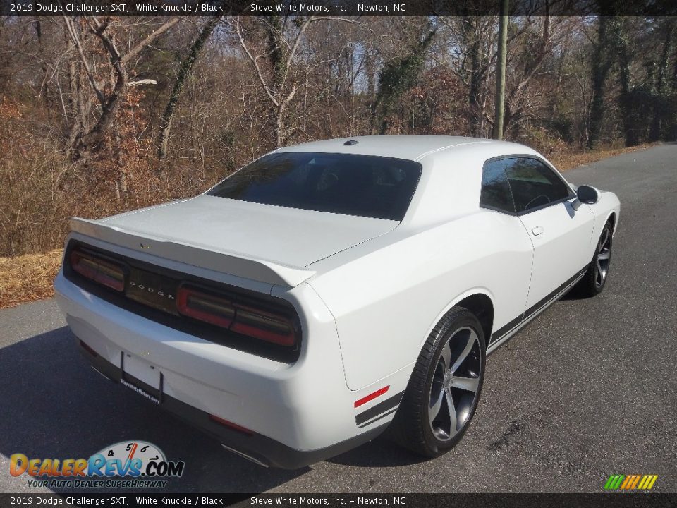 2019 Dodge Challenger SXT White Knuckle / Black Photo #7