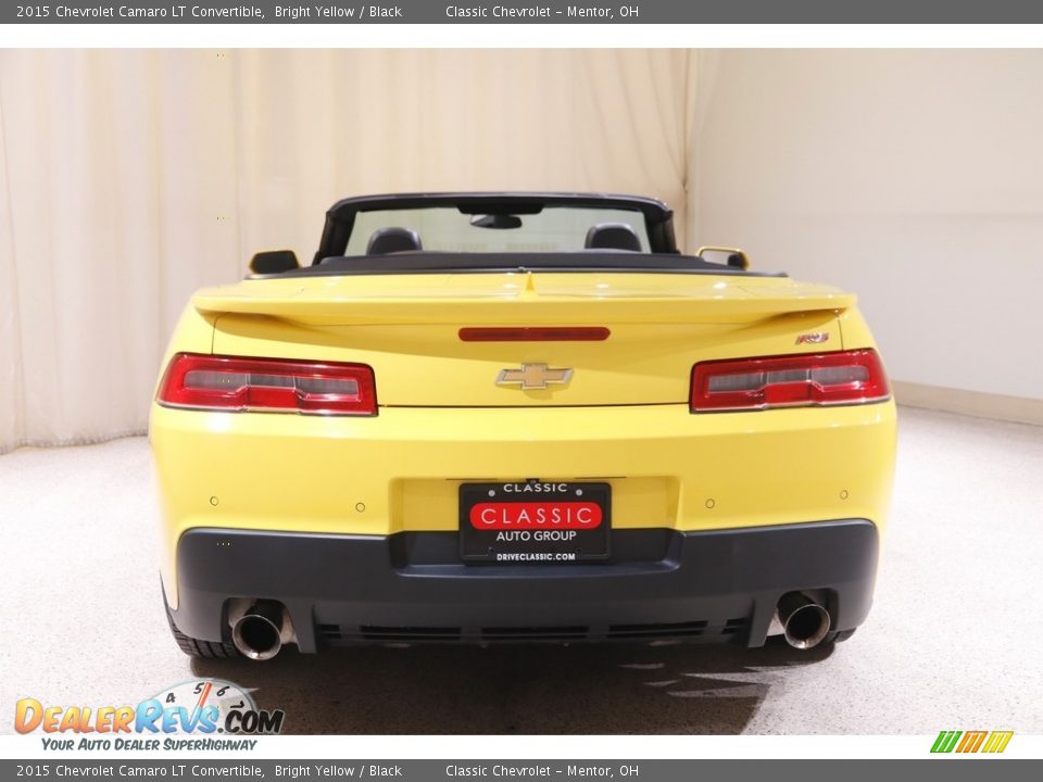 2015 Chevrolet Camaro LT Convertible Bright Yellow / Black Photo #18