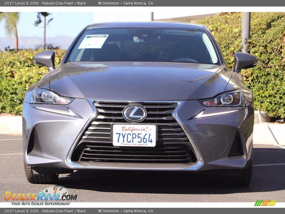 2017 Lexus IS 200t Nebula Gray Pearl / Black Photo #3