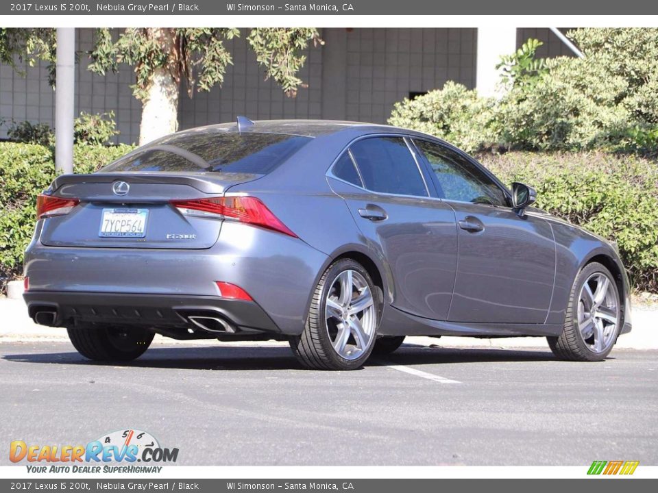 2017 Lexus IS 200t Nebula Gray Pearl / Black Photo #5