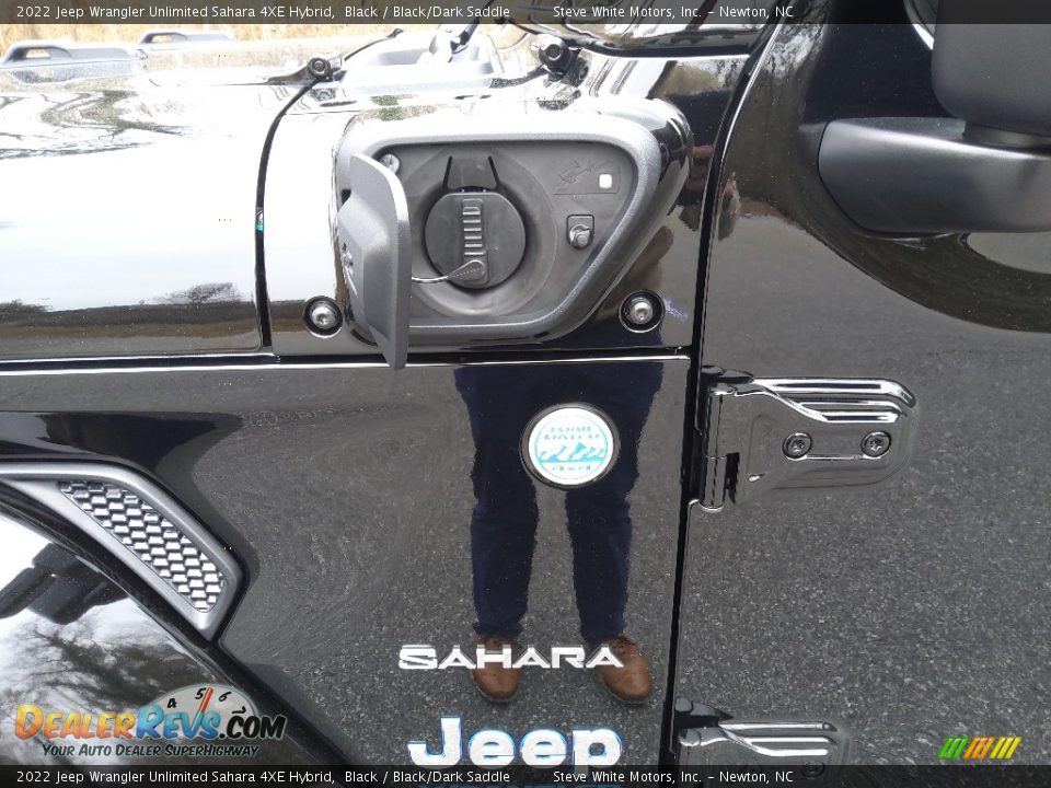 2022 Jeep Wrangler Unlimited Sahara 4XE Hybrid Black / Black/Dark Saddle Photo #4