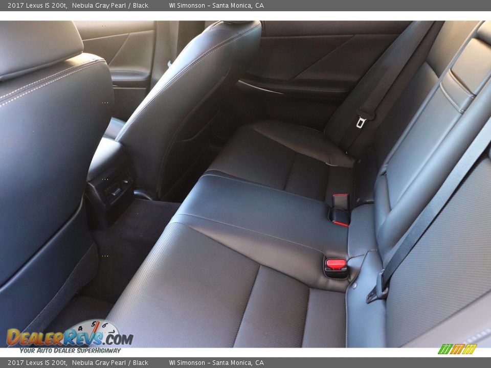 Rear Seat of 2017 Lexus IS 200t Photo #15