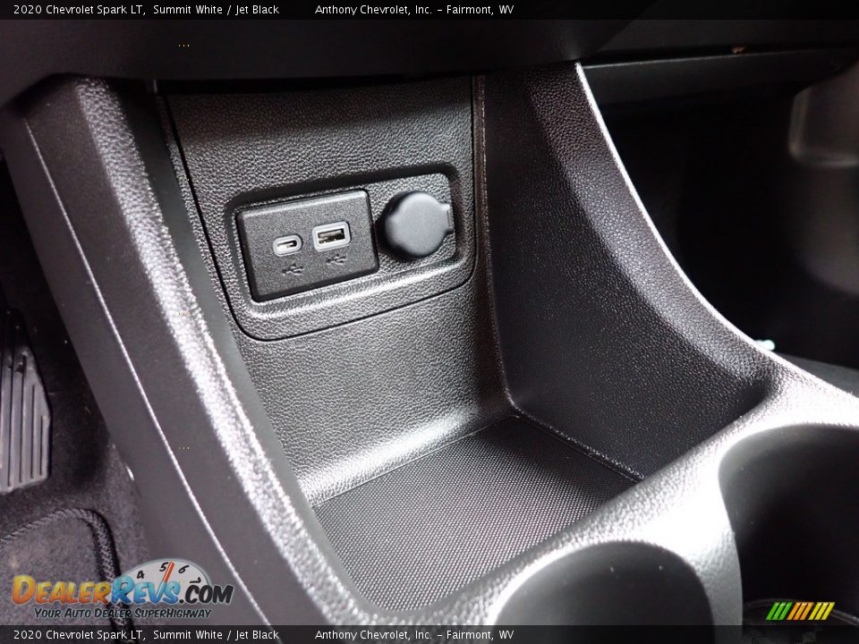 2020 Chevrolet Spark LT Summit White / Jet Black Photo #16