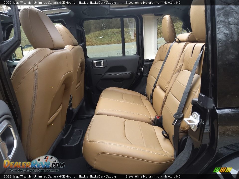 Rear Seat of 2022 Jeep Wrangler Unlimited Sahara 4XE Hybrid Photo #15