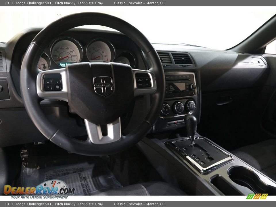 2013 Dodge Challenger SXT Pitch Black / Dark Slate Gray Photo #6