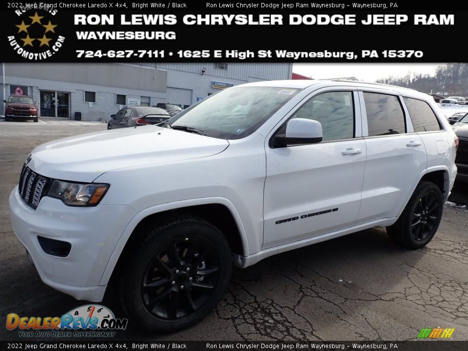 2022 Jeep Grand Cherokee Laredo X 4x4 Bright White / Black Photo #1