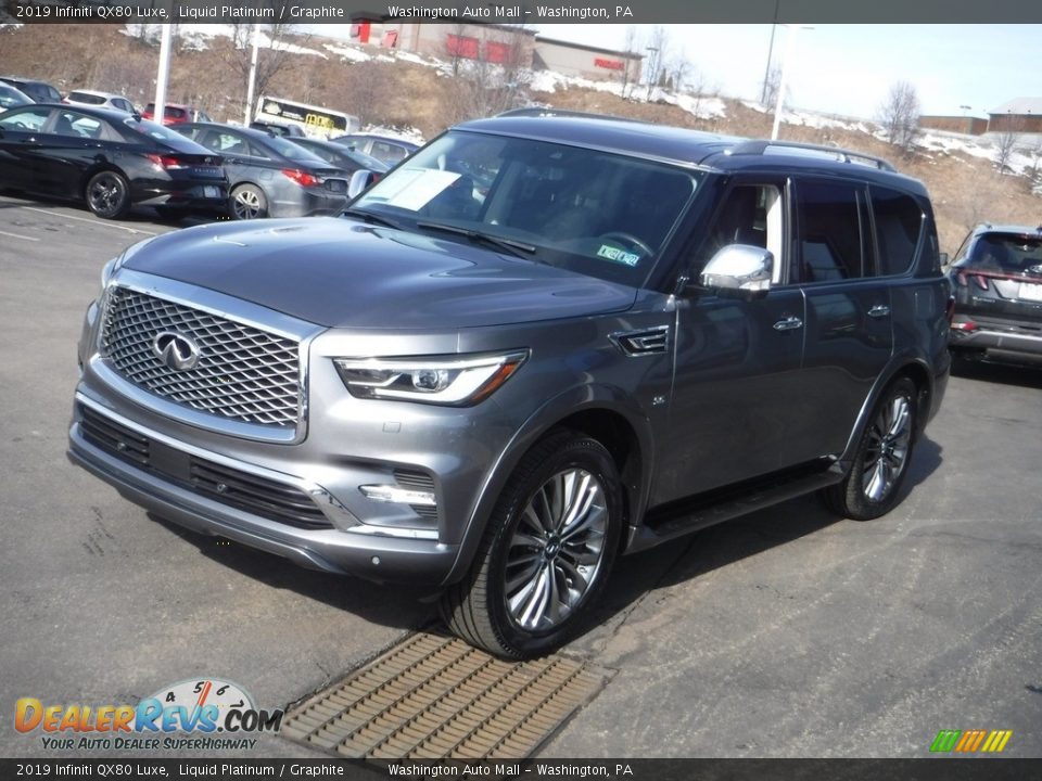 2019 Infiniti QX80 Luxe Liquid Platinum / Graphite Photo #7
