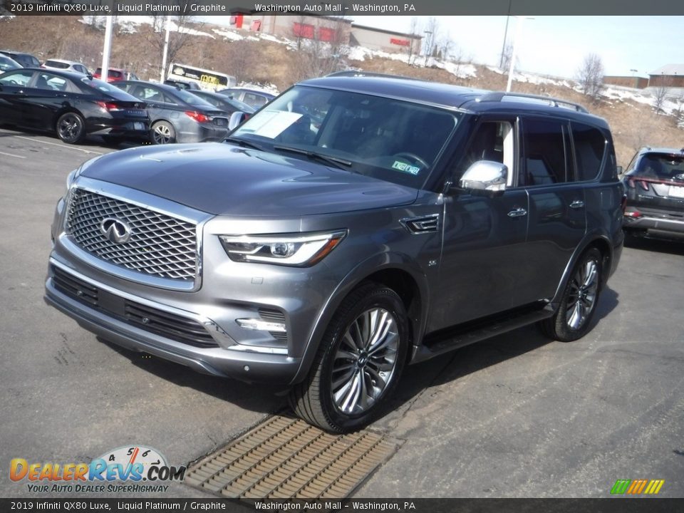 2019 Infiniti QX80 Luxe Liquid Platinum / Graphite Photo #7