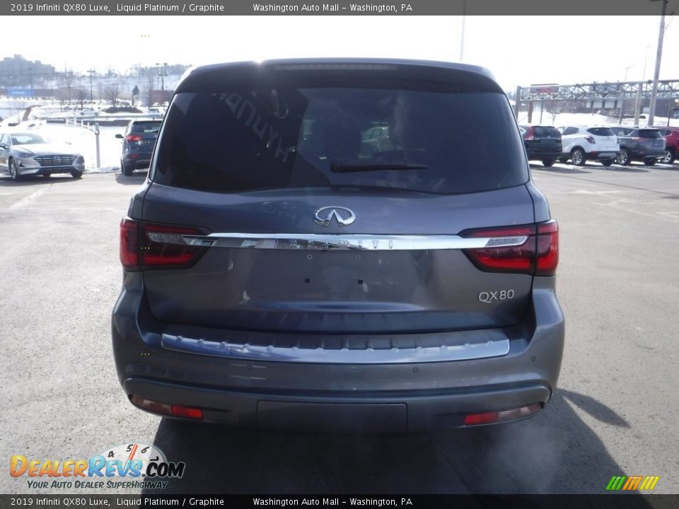 2019 Infiniti QX80 Luxe Liquid Platinum / Graphite Photo #10