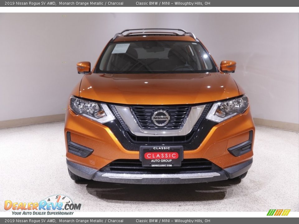 2019 Nissan Rogue SV AWD Monarch Orange Metallic / Charcoal Photo #2