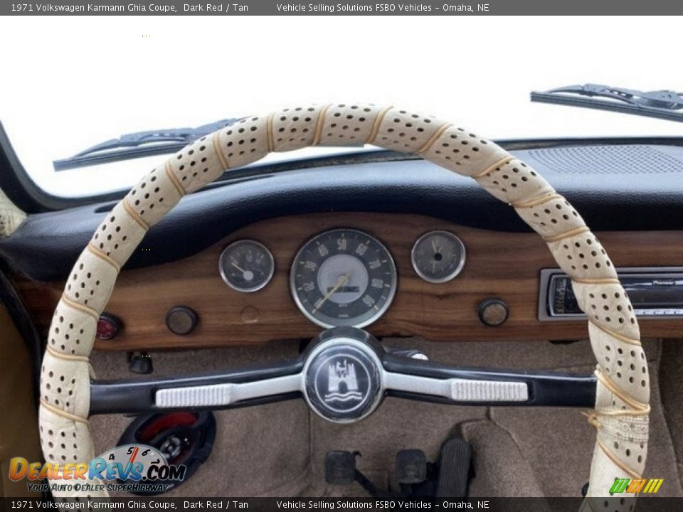 1971 Volkswagen Karmann Ghia Coupe Steering Wheel Photo #3