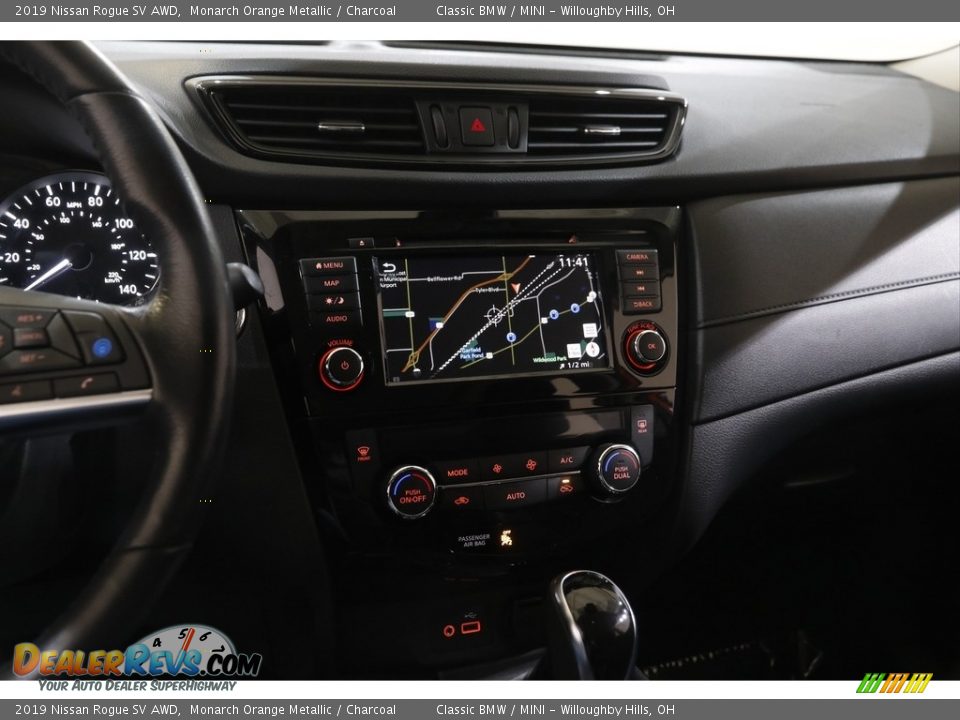 2019 Nissan Rogue SV AWD Monarch Orange Metallic / Charcoal Photo #9