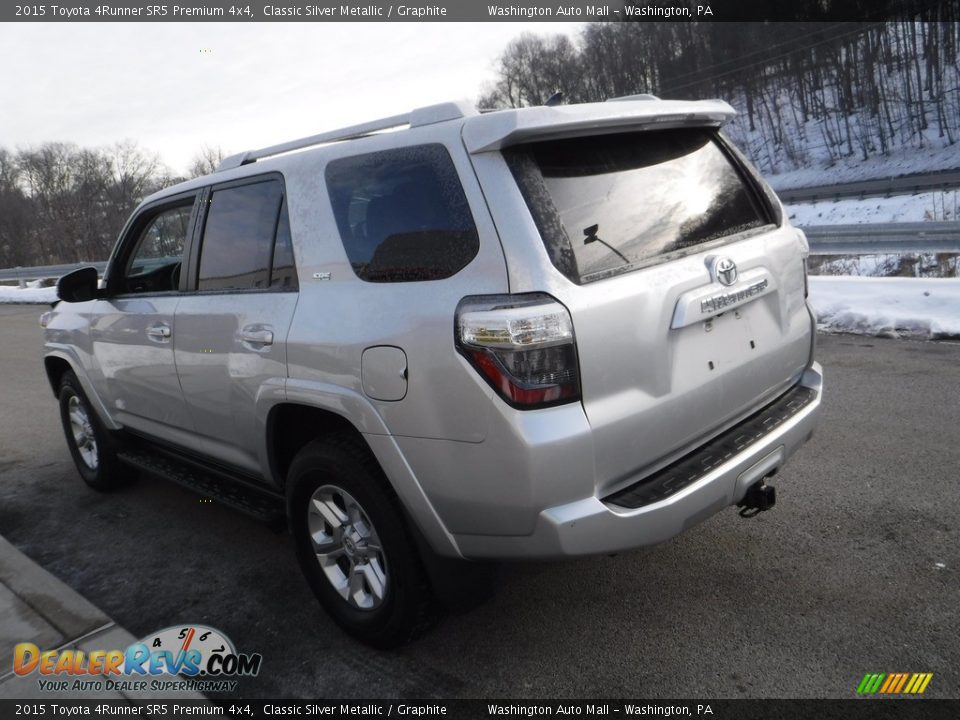 2015 Toyota 4Runner SR5 Premium 4x4 Classic Silver Metallic / Graphite Photo #17