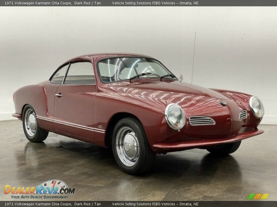 Dark Red 1971 Volkswagen Karmann Ghia Coupe Photo #14