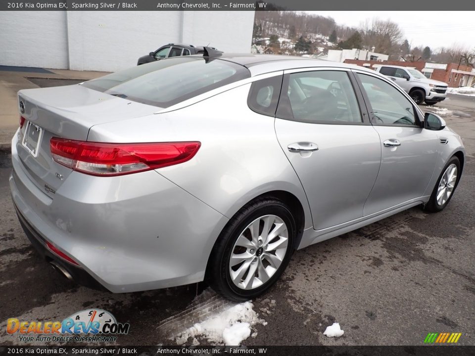 2016 Kia Optima EX Sparkling Silver / Black Photo #3