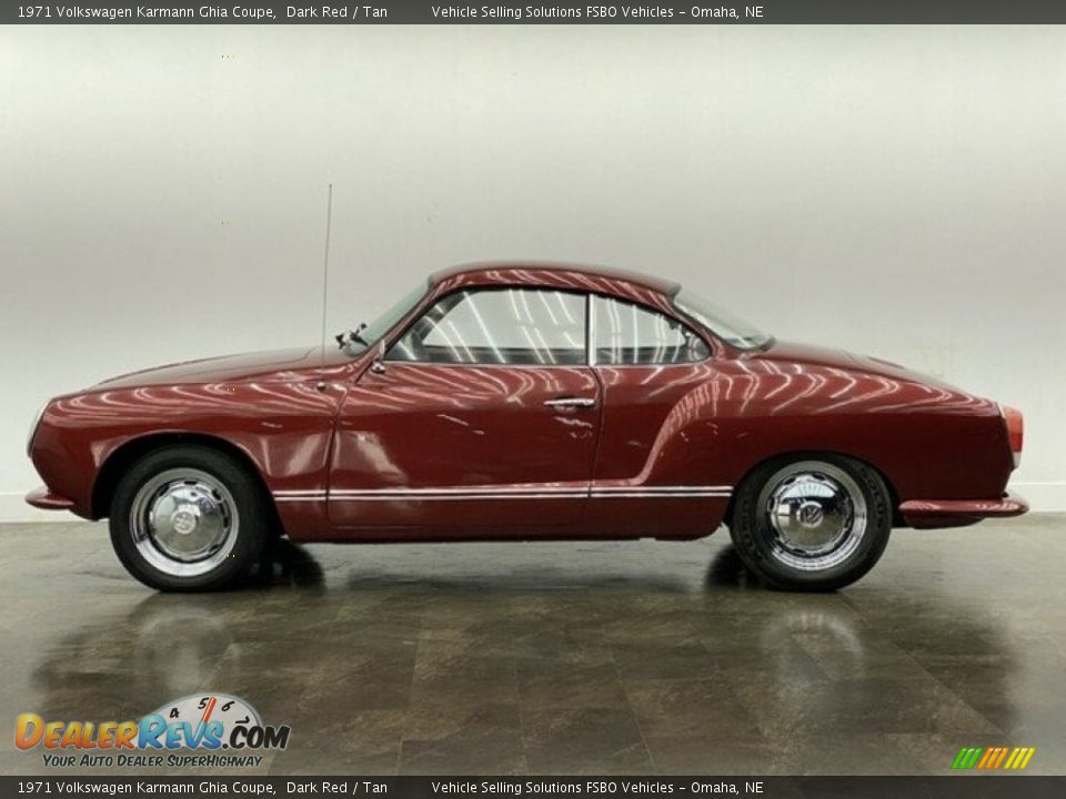 Dark Red 1971 Volkswagen Karmann Ghia Coupe Photo #17