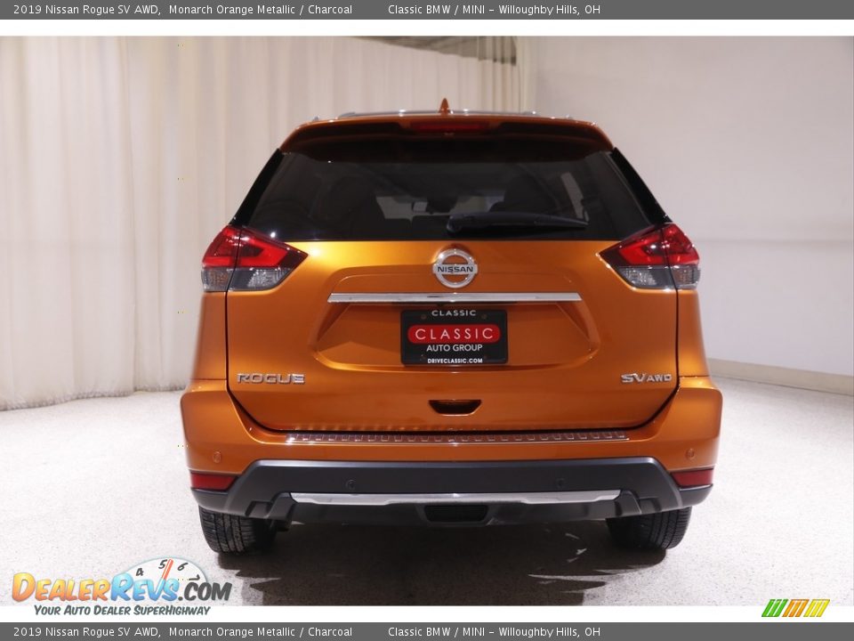 2019 Nissan Rogue SV AWD Monarch Orange Metallic / Charcoal Photo #19