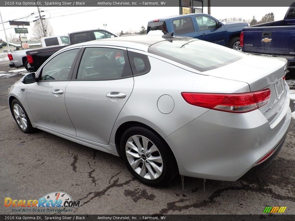 2016 Kia Optima EX Sparkling Silver / Black Photo #6