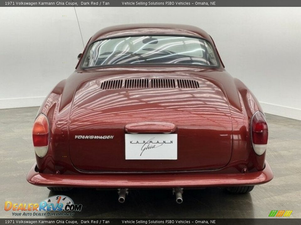 Dark Red 1971 Volkswagen Karmann Ghia Coupe Photo #21