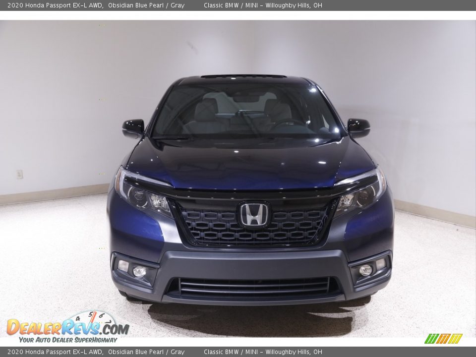 2020 Honda Passport EX-L AWD Obsidian Blue Pearl / Gray Photo #2