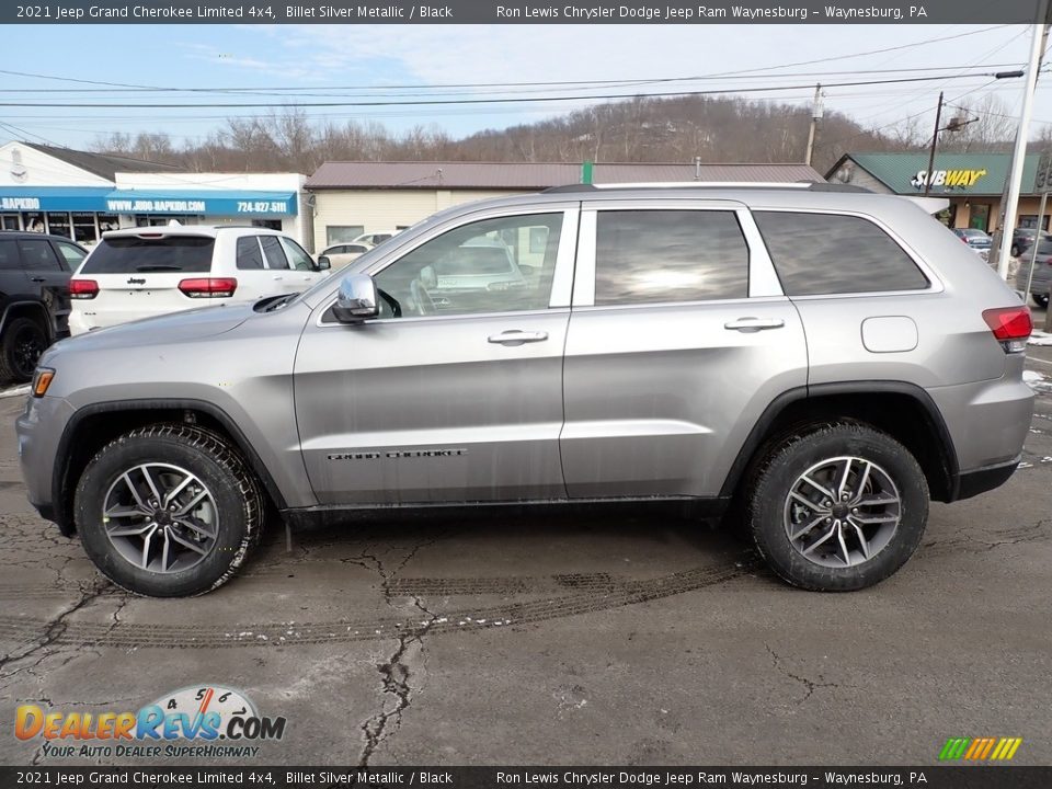 2021 Jeep Grand Cherokee Limited 4x4 Billet Silver Metallic / Black Photo #2