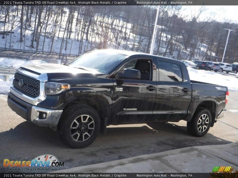 2021 Toyota Tundra TRD Off Road CrewMax 4x4 Midnight Black Metallic / Graphite Photo #10