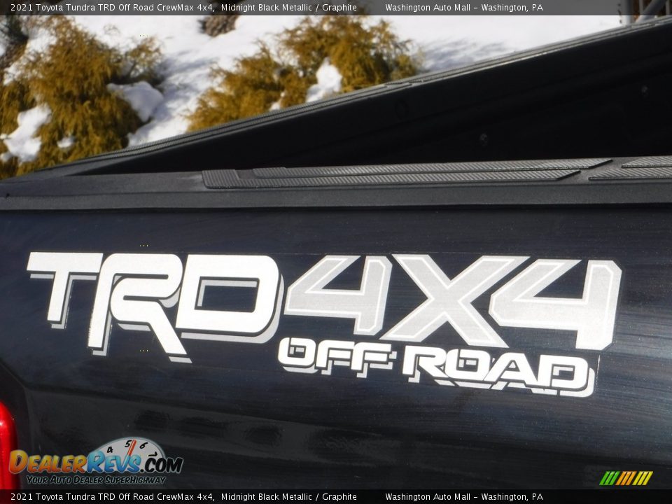 2021 Toyota Tundra TRD Off Road CrewMax 4x4 Midnight Black Metallic / Graphite Photo #11