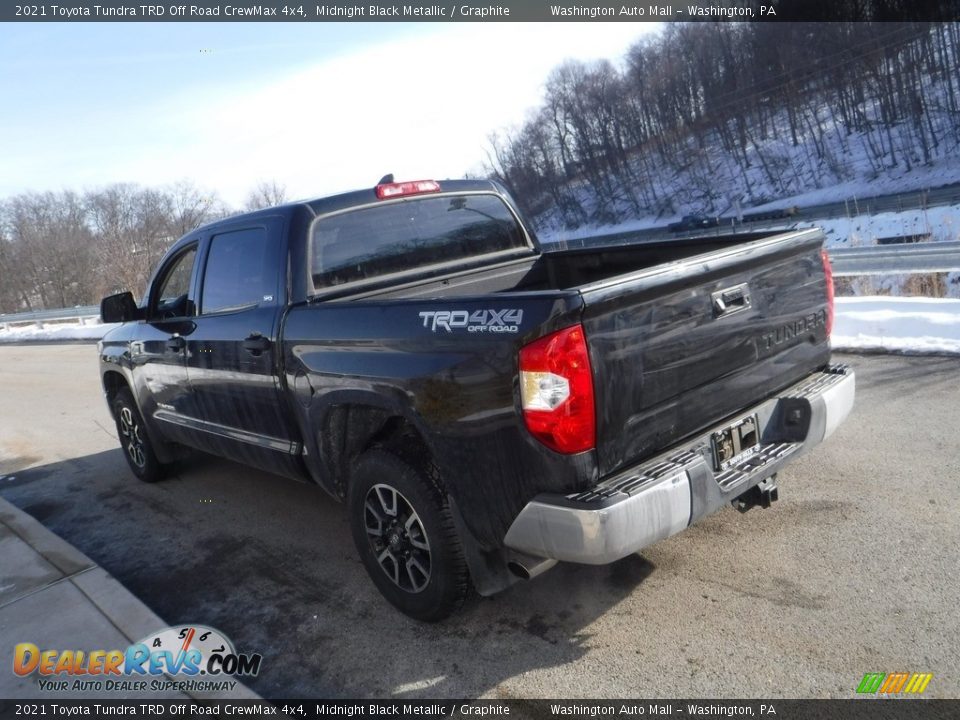 2021 Toyota Tundra TRD Off Road CrewMax 4x4 Midnight Black Metallic / Graphite Photo #12