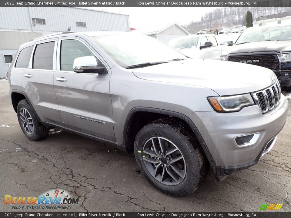 2021 Jeep Grand Cherokee Limited 4x4 Billet Silver Metallic / Black Photo #8