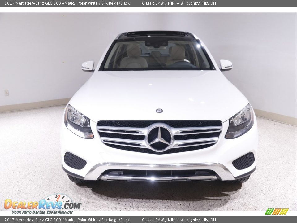 2017 Mercedes-Benz GLC 300 4Matic Polar White / Silk Beige/Black Photo #2