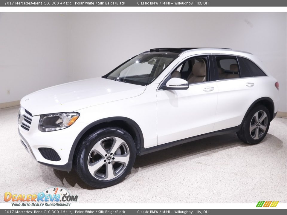 2017 Mercedes-Benz GLC 300 4Matic Polar White / Silk Beige/Black Photo #3