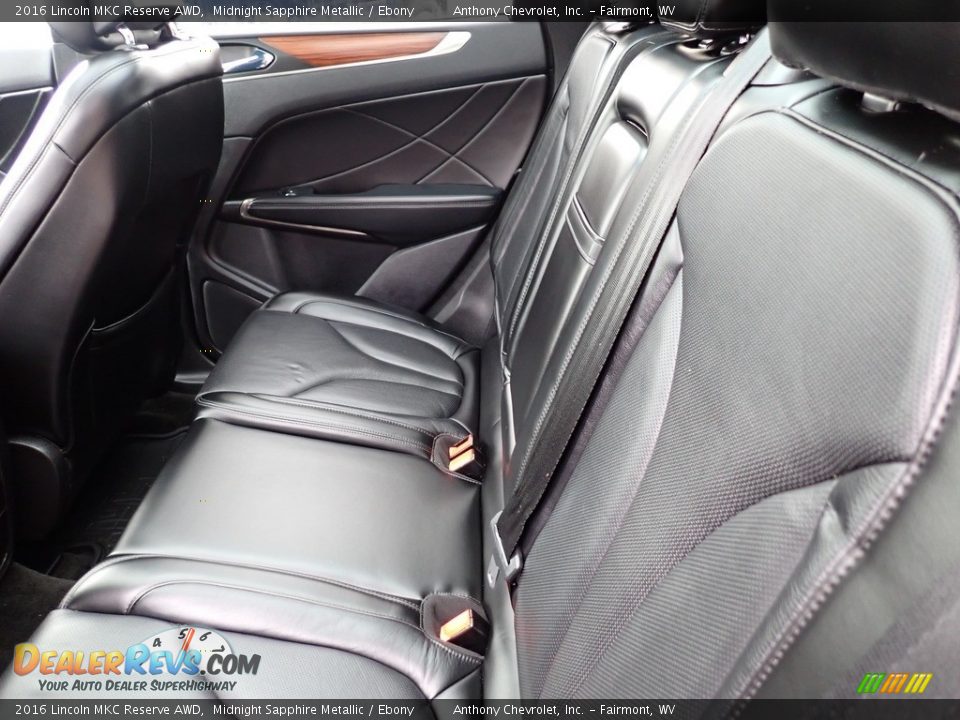 Rear Seat of 2016 Lincoln MKC Reserve AWD Photo #12
