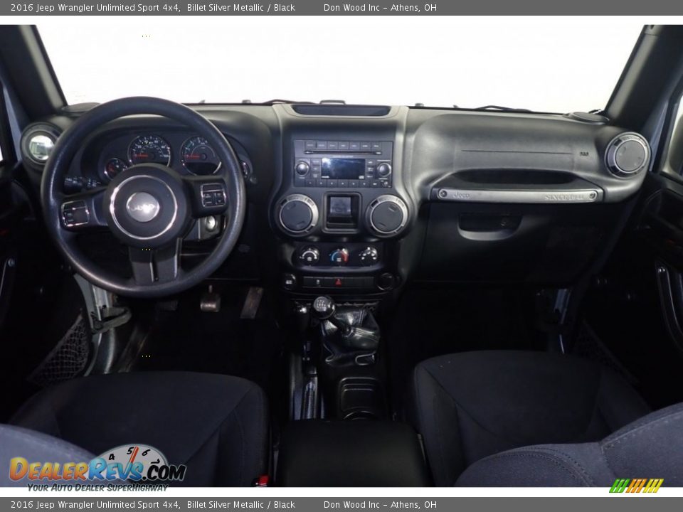 2016 Jeep Wrangler Unlimited Sport 4x4 Billet Silver Metallic / Black Photo #23